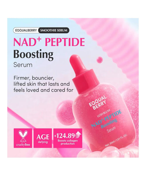 Sérum stimulant NAD+Peptide Eqqualberry lush blush 30ml