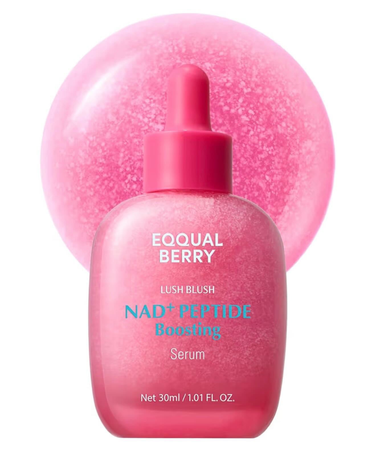 Eqqualberry lush blush NAD+Peptide Boosting serum 30ml
