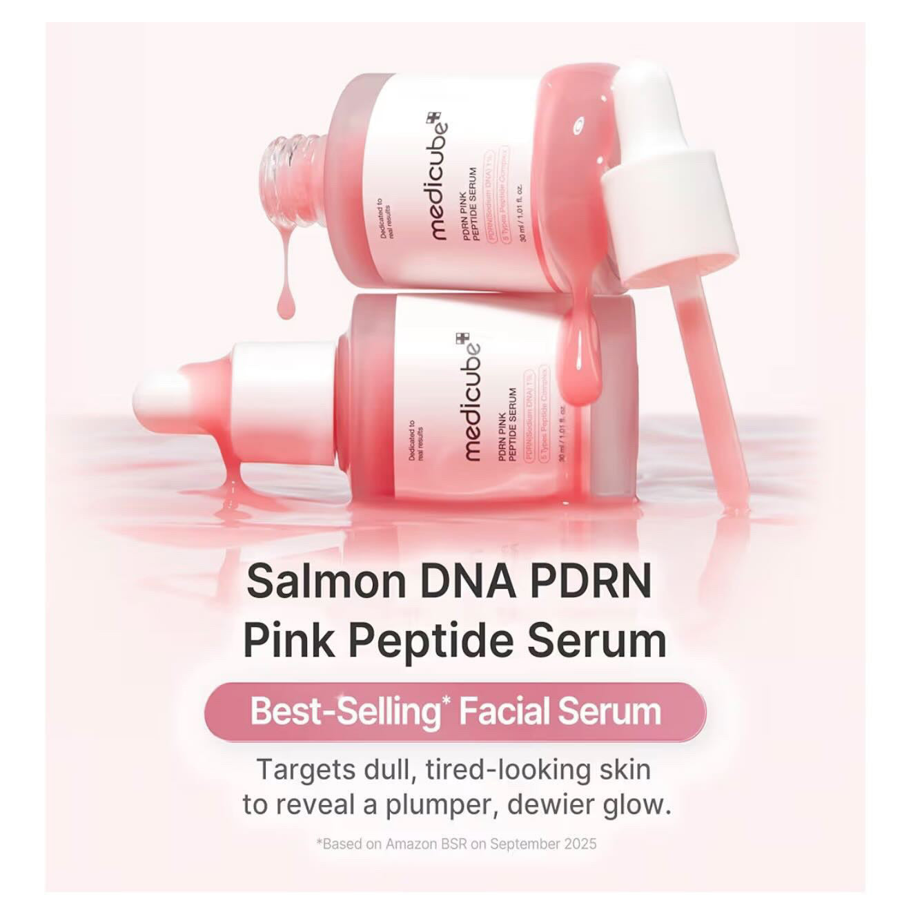 Medicube PDRN Pink Peptide Face Serum For Dark Spots