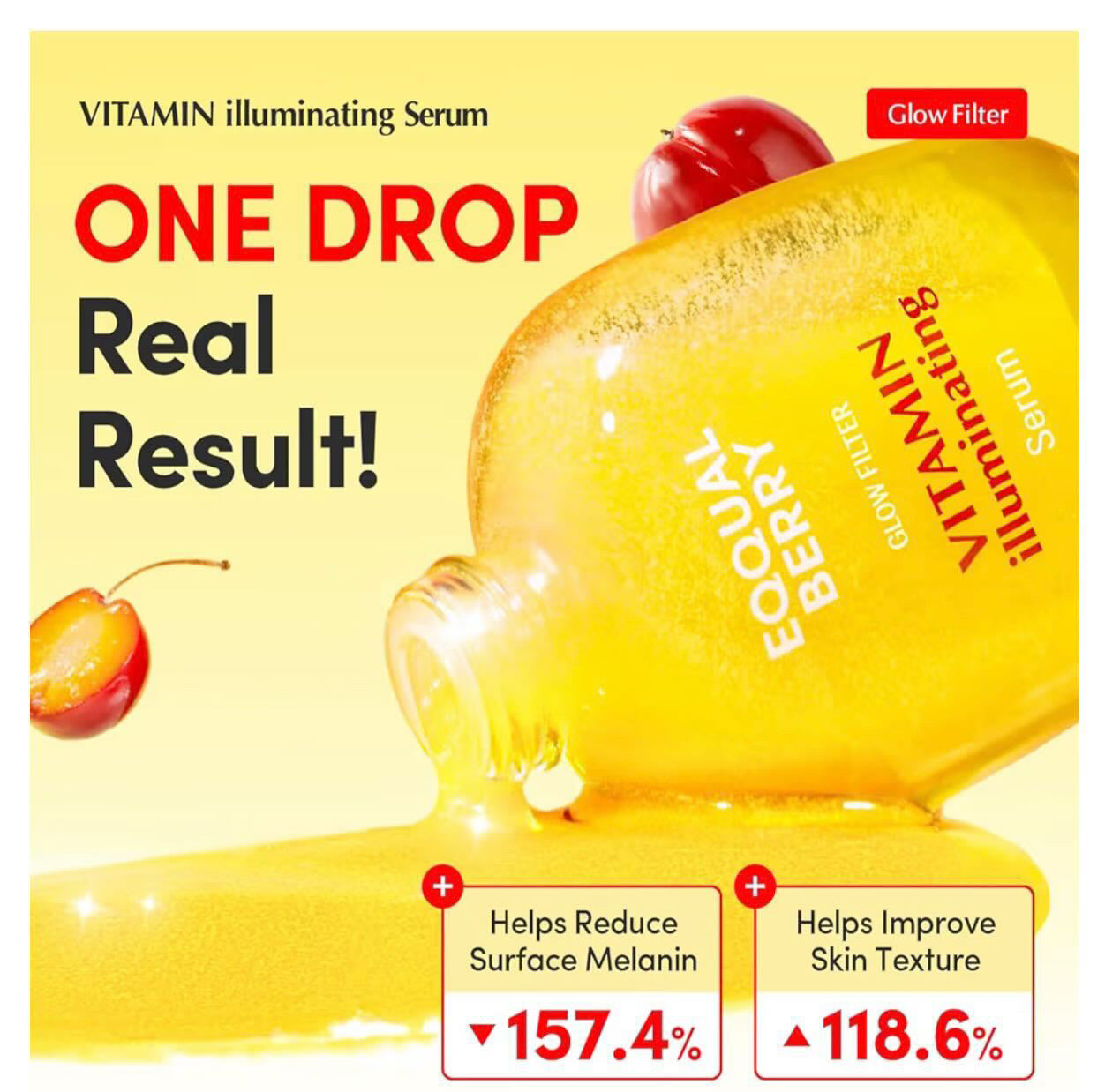 Eqqualberry Glow Filter Vitamin IIIuminating serum
