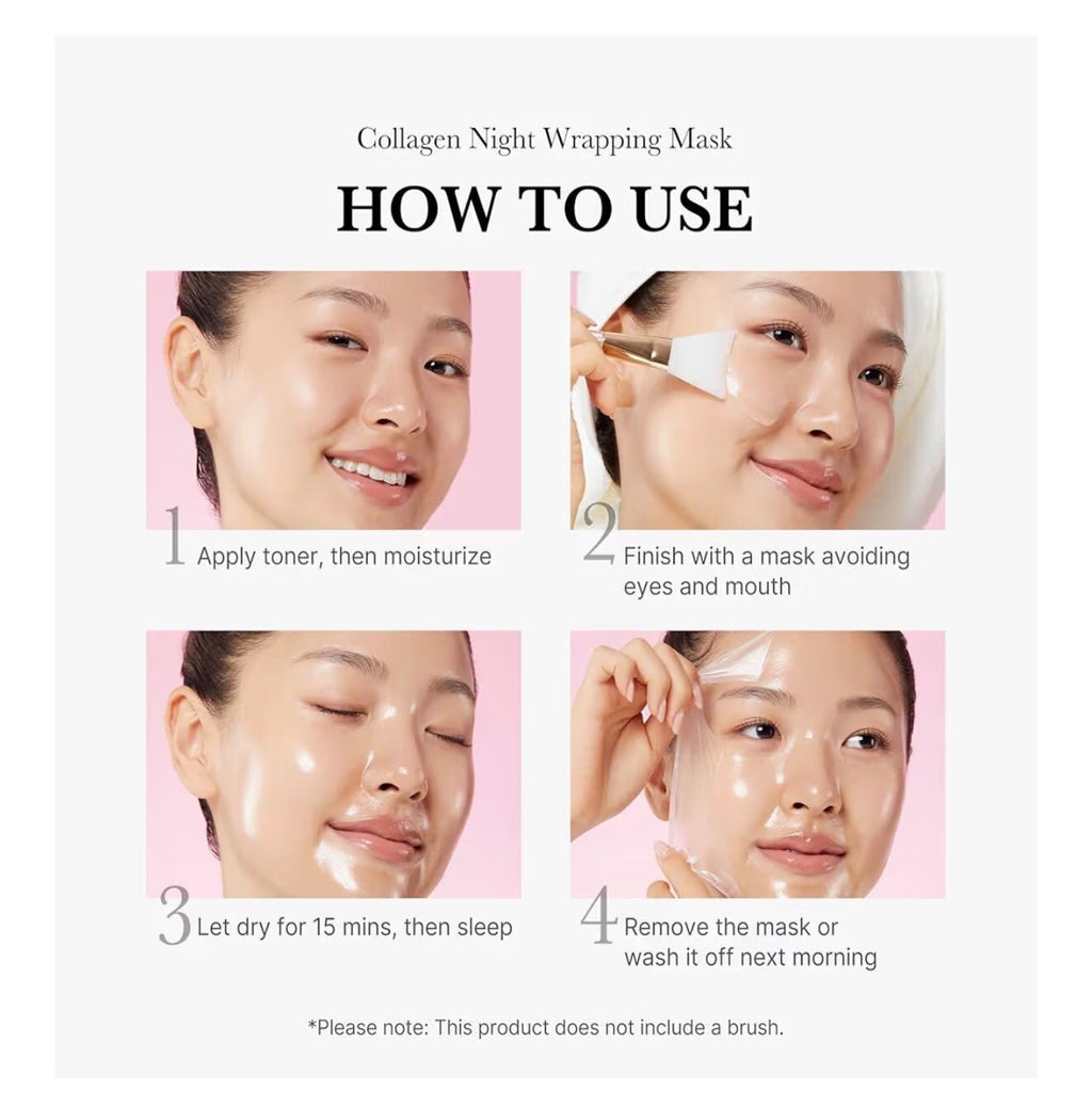 Medicube Collagen Night Wrapping peel off face mask