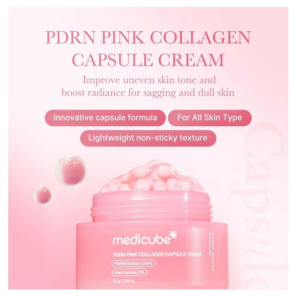Medicube PDRN Pink  Collagene Capsule face cream 55g