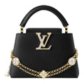 LOUIS VUITTON Capucines BB in Black Color - Medium Size