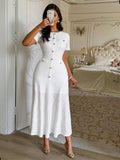 Women's Elegant White Dress