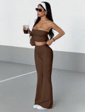 Summer Casual brown set {2pc}