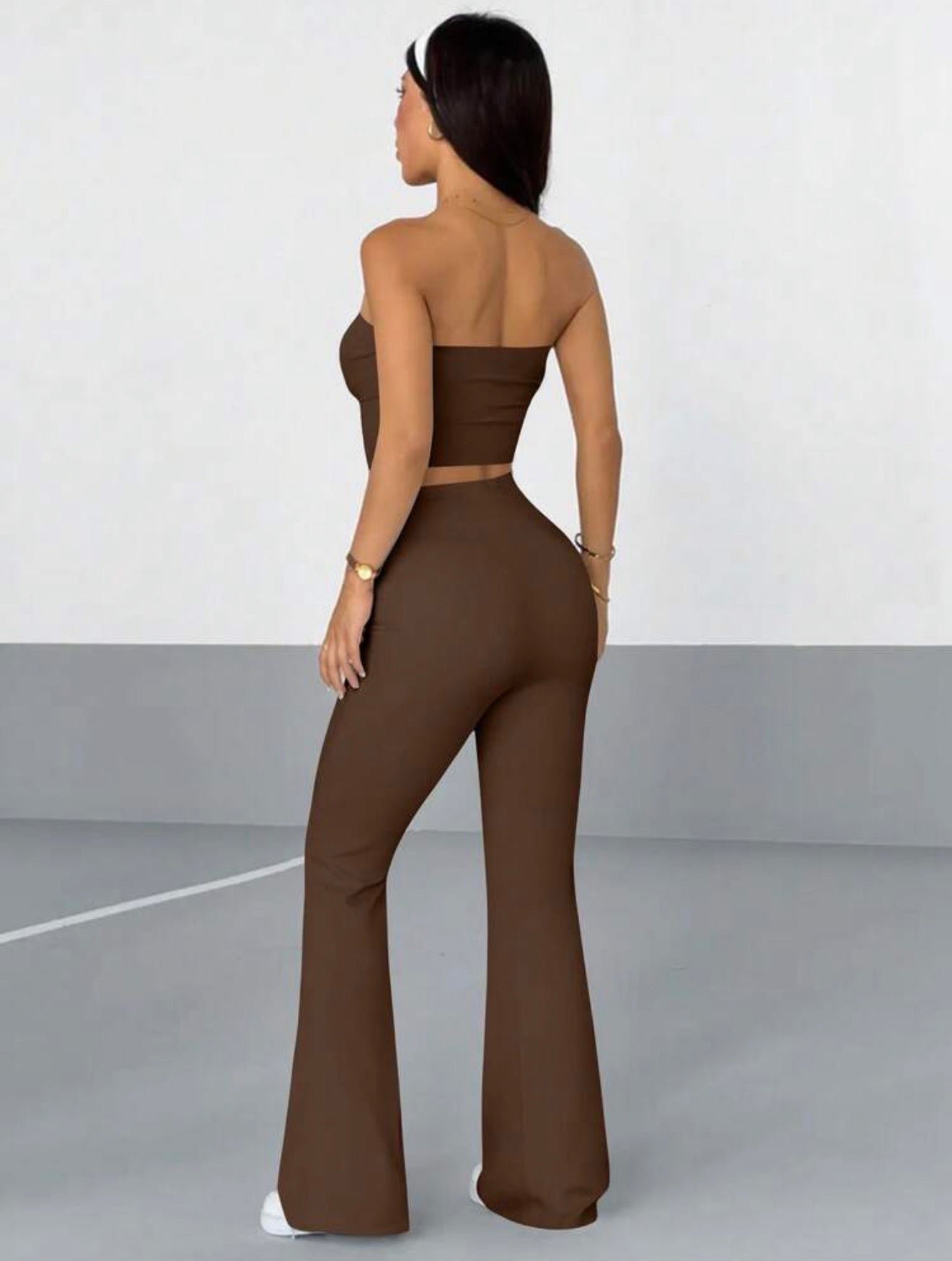 Summer Casual brown set {2pc}